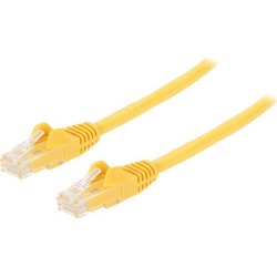StarTech N6PATCH1YL StarTech.com Cat6 Patch Cable - 1 ft. - Yellow Ethernet Cable - Snagless RJ45 Cable - Ethernet Cord - Cat 6 Cable - 1 ft.