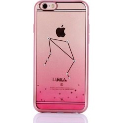 Luxurious Libra iPhone 6/6S case with Swarovski crystals. TPU resistant to scratches.