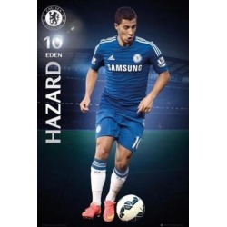 Posterazzi PSPPSA033976 Chelsea Fc Eden Hazard 2014-2015 Poster Print - 24 x 36 in.