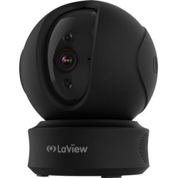 LaView ONE PT 1080P Wireless Indoor Surveillance Camera (Black)