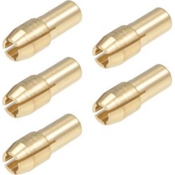 Brass Drill Chuck Collets Bits 3mm for Dremel Rotary Tools 5Pcs