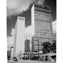Posterazzi SAL255422175 USA Texas Dallas Office Buildings in Downtown Poster Print - 18 x 24 in.