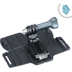 USA Gear Water-Resistant Adhesive Action Camera Mount w/ Industrial Hold Base - Works With SJCAM SJ5000, Kodak PIXPRO SP360, Emerson EVC-355 & More