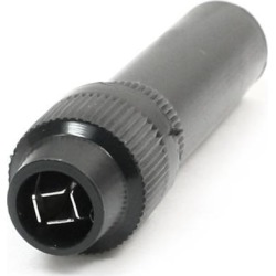 Unique Bargains Car Male Plug AM/FM Radio Stereo Antenna Adapter Connector Black Silver Tone