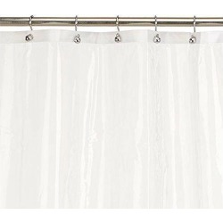 Carnation Home Fashions 10-Gauge PEVA 72 by 84-Inch Shower Curtain Liner, X-L.
