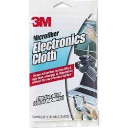 3M 9027 Microfiber Electronics Cleaning Cloth, 12 x 14, White