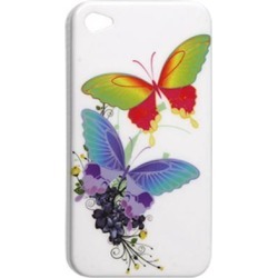 Colored Wings Butterfly IMD Back Case for iPhone 4 4G
