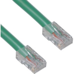Cable Wholesale Cat 6 Green Ethernet Patch Cable, Bootless, 14 Foot