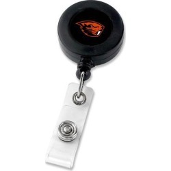 Oregan State Beavers Retractable Badge Reel Id Ticket Clip