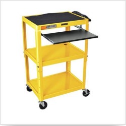 Luxor AVJ42KB-YW Adjustable Height Cart