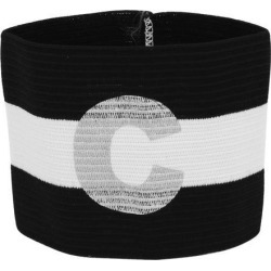 Unique Bargains 2 Pcs Orange Red Elastic Football Soccer Captain Armband with Letter C Printed