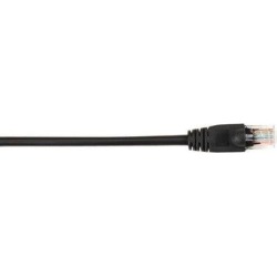 Black Box CAT6PC-002-BK Box Cat6 Value Line Patch Cable, Stranded, Black, 2-Ft. (0.6-M) - Category 6 For Network Device - 2 Ft - 1 X Rj-45 Male.