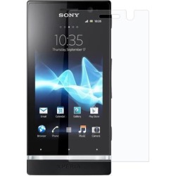 Amzer Krystal Clear Screen Guard Scratch Protector Shield for Sony Xperia U