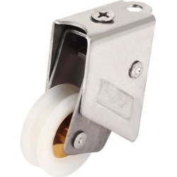 30mm Dia Double Nylon Roller Stainless Steel Sliding Door Window Pulley Wheel
