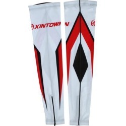 XINTOWN Authorized Unisex Outdoor Knee Exercise Workout Protector Jogging Cycling Sun Leg Sleeves #2 XL Pair