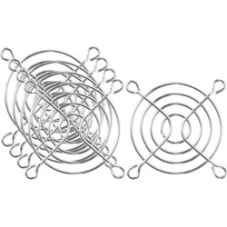 Unique Bargains 5 Pcs 60x 60mm Cooling Fan Grill Metal Wire Finger Guards