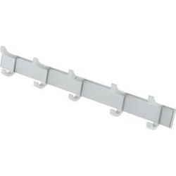 Aluminium Hooks Wall Mounted Coat Towel Rack Organizer Bathroom Kitchen