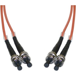 Cable Wholesale ST / ST Multimode Duplex Fiber Optic Cable 62.5/125 - 2 Meter (6.6ft)