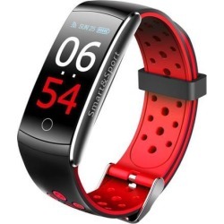 0.96 Inch IPS LCD Screen Smart Watch Blood Pressure Heart Rate Monitor Sports Fitness Tracker red