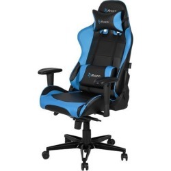 Arozzi Verona XL+ Gaming Chair Blue - Adjustable Neck and Back Pillows, Ergonomic