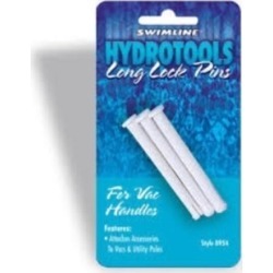 2.5' White Long Lock Pins for Poles and Vacuum Handles Swimming Pool Accessory