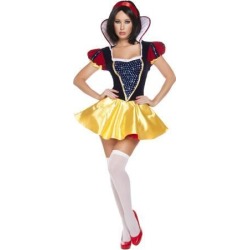 Roma Costume 4615-AS-M 2 Piece Sultry Snow Costume for Women - Medium