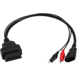 Super useful 3 pin to OBD2 OBD Car Diagnostic Tool Adapter Connector for Fiat