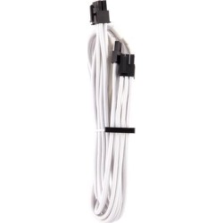 Corsair CP-8920245 Premium Individually Sleeved PCIe (Single Connector) Cables Type 4 Gen 4 - White