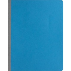 Business Source Side Fastener 2-piece Report Cover - Letter - 8 1/2' x 11' Sheet Size - Light Blue - Recycled - 10 / Pac