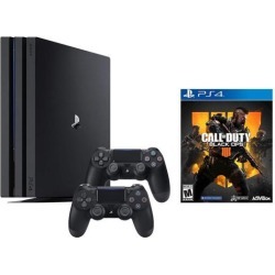 PlayStation 4 Call of Duty Black Ops IIII and 4K HDR PlayStation 4 Pro 1 TB Console with Extra Black Dualshock 4 Wireless Controller (Split-Screen