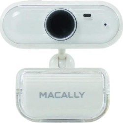 macally icecam2 usb 2.0 video web camera with built-in microphone (white)