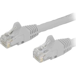 StarTech N6PATCH9WH StarTech.com Cat6 Patch Cable - 9 ft - White Ethernet Cable - Snagless RJ45 Cable - Ethernet Cord - Cat 6 Cable - 9ft