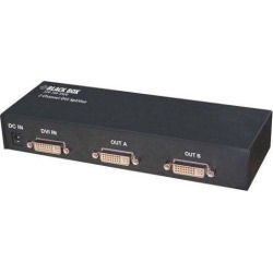 Black Box AC1031A-R2-2 Black Box Digital Visual Interface (DVI) Splitter, 2-Channel - 60 Hz - 50 Hz to 60 Hz - DVI In - DVI Out
