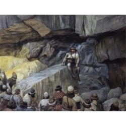 Posterazzi SAL999504 Samson in the Caves of Etam James J. Tissot 1836-1902 French Jewish Museum New York USA Poster Print - 18 x 24 in.