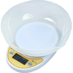 WH-B04 5kg/1g LCD Digital Kitchen Scale Diet Food Scale with Weighing Bowl