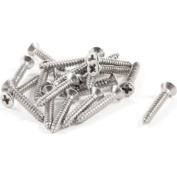 Unique Bargains Industry 20mm x 3mm Threaded Self Tapping Screws Drilling Bolts 20 Pcs