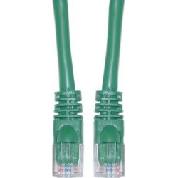 Cable Wholesale Cat 6 Green Ethernet Patch Cable, Snagless / Molded Boot, 2 Foot