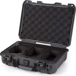 Nanuk Drone Waterproof Hard Case with Custom Foam Insert for DJI Mavic Air - Graphite