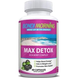 Max Detox, Natural Acai Berry Dietary Supplement - 60 Capsules