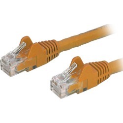 StarTech N6PATCH8OR StarTech.com Cat6 Patch Cable - 8 ft - Orange Ethernet Cable - Snagless RJ45 Cable - Ethernet Cord - Cat 6 Cable - 8ft