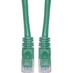 Cable Wholesale Cat 6 Green Ethernet Patch Cable, Snagless / Molded Boot, 14 Foot