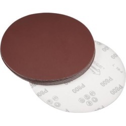 8-inch Hook and Loop Sanding Discs, 800-Grits Aluminum Oxide Flocking Sandpaper for Random Orbital Sander 15pcs