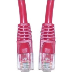 CableWholesale 10X6-07135 Cat5e Red Ethernet Patch Cable Snagless Molded Boot 35 foot
