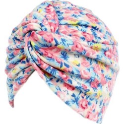 Women Cotton Turban Head Wrap Chemo Hair Loss Sleep Cap Floral 1