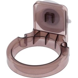 Unique Bargains Household Bathroom Plastic Wall Mounted Hair Blow Dryer Holder Stand Brown