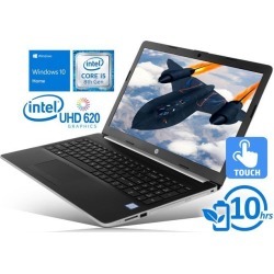 HP 15 Notebook, 15.6' HD Touch Display, Intel Core i5-8250U Upto 3.4GHz, 16GB RAM, 1TB NVMe SSD + 1TB HDD, HDMI, Card Reader, Wi-Fi, Bluetooth.