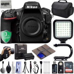 Nikon D810 36.3MP 1080P DSLR Camera w/ Wi-Fi & GPS Ready - 7 fps + 25PC - 64GB + 3 Year Warranty