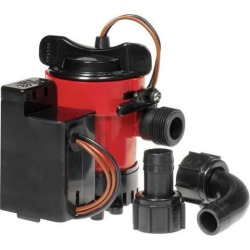 Johnson Pump 750Gph Auto Bilge Pump 3/4' Hose Mag Switch 12V
