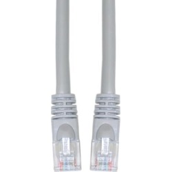 Offex Cat6a Ethernet Patch Cable, Snagless/Molded Boot, 500 MHz, 7 foot - Gray