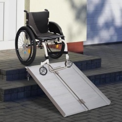 3FT Wheelchair Ramp Stairs Ramps Compact & Portable Folding ramps Aluminum